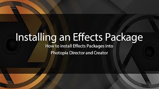 Installing an Effects Package [upl. by Aidroc]