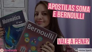 APOSTILAS BERNOULLI E SOMA  CONTEÚDO OPINIÃO E VANTAGENS [upl. by Drarehs325]