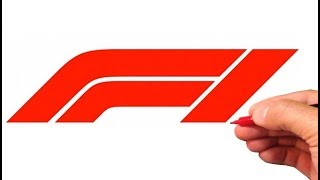 How to Draw the New Formula 1 F1 Logo [upl. by Adihaj]