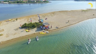 Stand up Paddling in der Sandlagune um Nin [upl. by Ardnaek256]