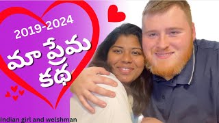 మా ప్రేమ కథ మీ కోసం lovestorycouplegoalsindiangirlandwelshmanyoutube [upl. by Navek]