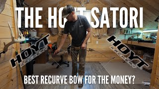 Hoyt Satori recurve bow unboxing and set up  Best recurve for the money  Traditional Bowhunting [upl. by Anisor]