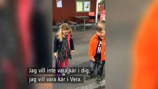 Kärleksproblem på förskolan quotVi kan väl hålla handenquot  Nyhetsmorgon TV4 [upl. by Aig529]