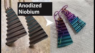 Anodizing Niobium Projects  Before and After [upl. by Ylak544]