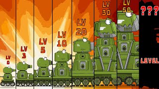 New KV44 Mega Leveling Cartoons about tanks [upl. by Bat698]