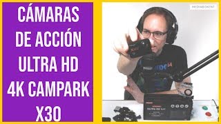 Camara Ultra HD 4K Campark X30 Cámaras de acción [upl. by Akemed330]