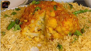 Easy Cauliflower amp Rice  طرز پختن گل گلپی به صورت کامل [upl. by Novelc]