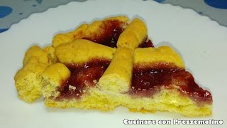 Crostata di pasta frolla morbida bimby TM5 ricetta con lievito [upl. by Isolda]