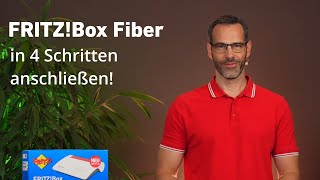 So schnell schließt du eine FRITZBox Fiber an [upl. by Kcyred54]