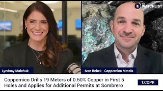 Coppernico TSXCOPR Reports 050 Copper Over 19 Meters and Submits Permit Applications [upl. by Lorette]