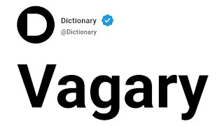 Vagary Meaning In English [upl. by Iliram331]