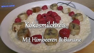 Folge 13 Kokosmilchreis mit gebackener Banane und viel Liebe [upl. by Kenwrick]