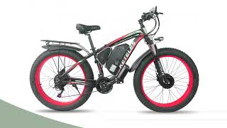 KETELES K800 Electric Bike 26 Inch 48V 23Ah Land Cruiser 48V 2000W Electric Bicycle 1000W Two Motor [upl. by Samtsirhc]