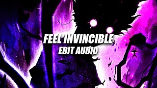 feel invincible  skillet edit audio [upl. by Eniledam938]