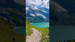 📍 Oeschinensee Switzerland kandersteg switzerland travel hike [upl. by Omrelliug]