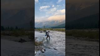 Titan Falls Fly Fishing kananaskis kananaskiscountry flyfishing titanfalls hiking backpacking [upl. by Akimit]