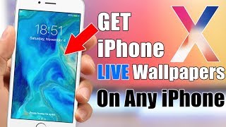 Download The iPhone X Exclusive LIVE Wallpapers On Any iPhone [upl. by Shela]