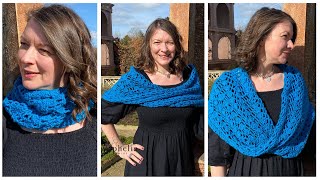 HOW I WEAR THIS CROCHET SHAWL  Mobius Shawl LOOKBOOK  Ophelia Talks Crochet [upl. by O'Callaghan]