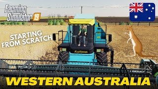 A BIG rye field ➤ 4x map of Western Australia ➤ 4 ➤ Farming Simulator 2019 [upl. by Ellertnom]