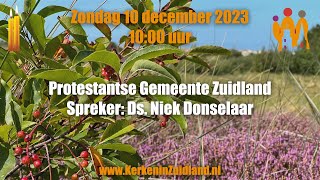 Livestream Eredienst Welkomkerk 10 december 2023 1000 [upl. by Isidro]