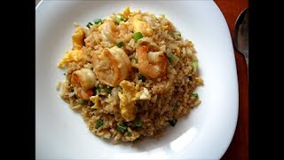 Como se hace El Verdadero y Autentico Arroz frito chino 虾炒饭 [upl. by Lienad]