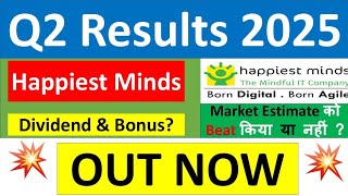 HAPPIEST MIND SHARE LATEST NEWS TODAYHAPPIEST MINDSHARE LATEST NEWS UPDATE  SHARE TARGET PRICE [upl. by Atnoed]