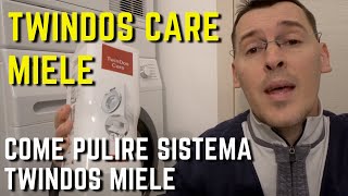 Come fare la PULIZIA SISTEMA TWINDOS lavatrice Miele con TWIN DOS CARE [upl. by Onin]