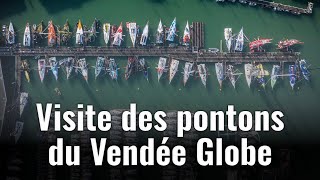 Visite des pontons du Vendée Globe en immersion [upl. by Nitsirhc132]