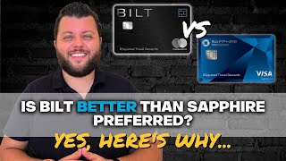 BILT vs CHASE Sapphire Preferred for Travel  Hear me out [upl. by Annoek]