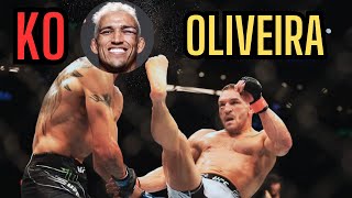 MICHAEL CHANDLER KO a CHARLES OLIVEIRA UFC 309 [upl. by Niras368]