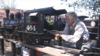 Firing up and running the DampRG K27 2 12 scale live steam model [upl. by Ahsikel189]