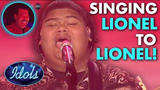 Iam Tongi Sings Judge Lionel Richies Song On American Idol 2023  Idols Global [upl. by Yerhcaz]