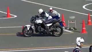 第16回 全国自動車教習所安全運転競技大会 【２輪コーススラローム】 徳島中央自動車教習所 [upl. by Lothair]