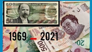 la evolución de los billetes mexicanos [upl. by Hnao]