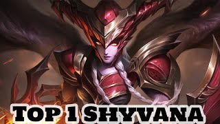 Wild Rift Shyvana  Top 1 Shyvana Gameplay Rank Grandmaster [upl. by Hunley]