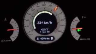 C55 AMG Kompressor Supercharged TModel with CLK DTM engine acceleration 100275 kmh [upl. by Bekki]