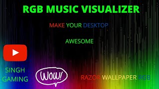 RGB Music Visualizer Razor installation [upl. by Etnahsa]