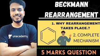 beckmann rearrangement  beckmann rearrangement reaction with mechanism  beckmann reaction sgsir [upl. by Aeiram]