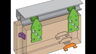 How to Install the Henderson Double Top Sliding Door Gear for a Sliding Wardrobe Door [upl. by Retloc794]