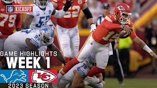 Detroit Lions vs Kansas City Chiefs Game Highlights  NFL 2023 Week 1 [upl. by Abate]