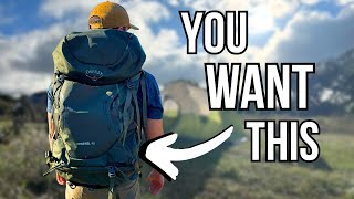 The Best Beginner Backpack  Osprey Kestrel 48L [upl. by Refenej11]