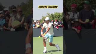 Djokovic Super Slow Motion Backhand djokovicbackhand novakdjokovic [upl. by Nohj426]