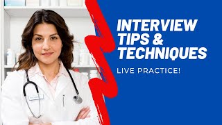 Interview tips and technique  Live practice with Elle [upl. by Kcirdorb981]