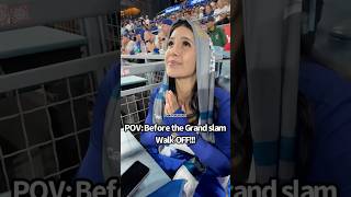 POV before the Grand Slam WalkOff foryou grandslam dodgerstadium worldseries viralshorts [upl. by Yenettirb390]