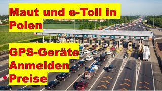 Poland  Toll and EToll in Poland 2023  The most important points  GPS devices  Registration [upl. by Pantin]