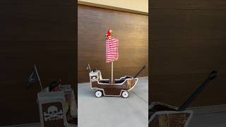 I MADE A PIRATE SHIP FOR THE WORLDS CUTEST PIRATE 🏴‍☠️ diycostume halloween2024 pirateship diy [upl. by Sucrad]