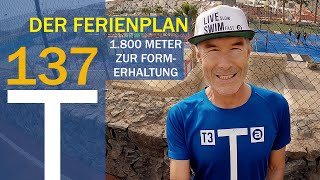 Der URLAUBS NOTFALL und KURZPLAN 1800m  TRAININGSPLAN no 137 [upl. by Solnit125]