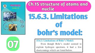 ch 15 Atom and Nuclie 07 class 12limitation of bohrs atomic modelphysics Maharashtra board [upl. by Jezreel]