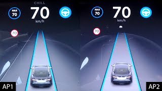 AutoPilot 1 vs AutoPilot 2 why AP1 is STILL better at this point  Testing the Tesla [upl. by Kalvn]