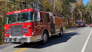 Guilford CT Fire Department Engine 154 amp Tanker 164 Responding [upl. by Duval793]